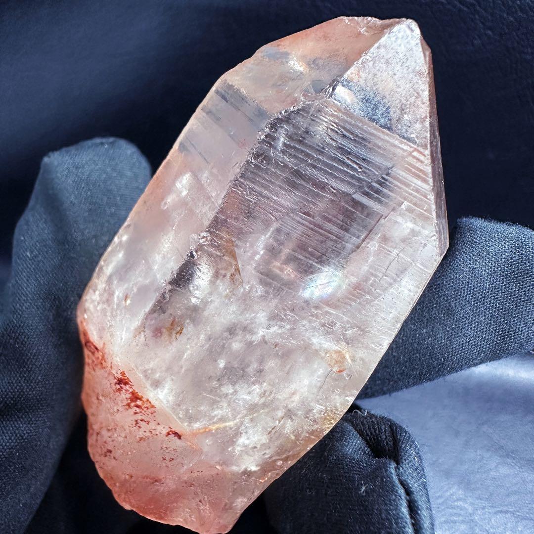 爆レア❗️超綺麗♡可愛い♡レインボー☆ピンクレムリアンシード原石ポイントA1335