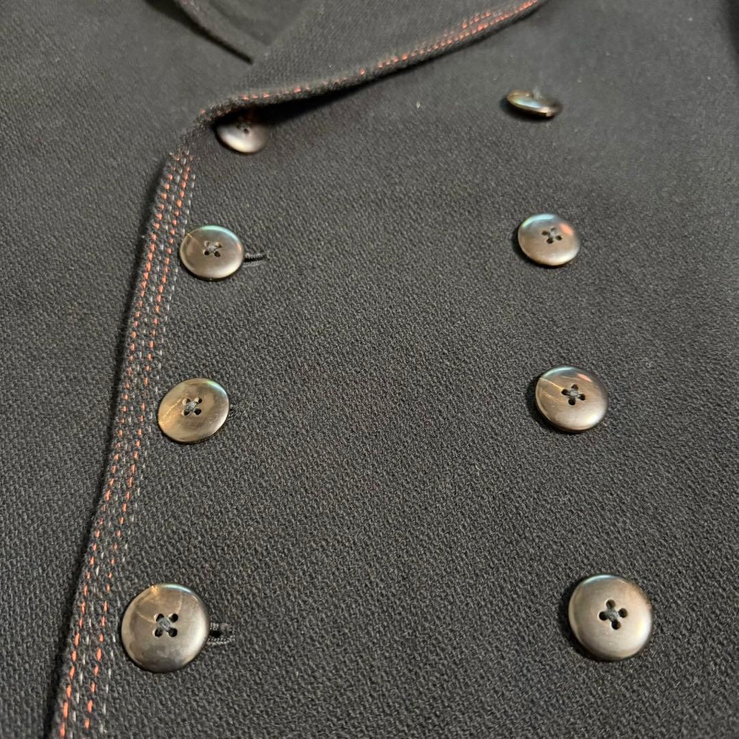 80s YOHJI YAMAMOTO pour homme ステッチ ピーコート