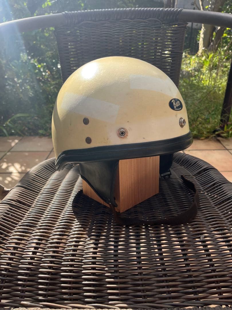 BUCO ブコ プロテクター　リブ付き太ゴム　ビンテージ ハーフヘルメット