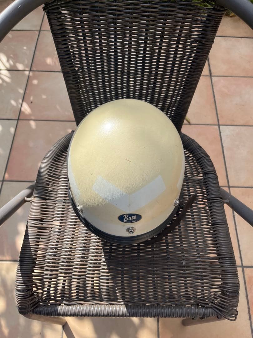 BUCO ブコ プロテクター　リブ付き太ゴム　ビンテージ ハーフヘルメット