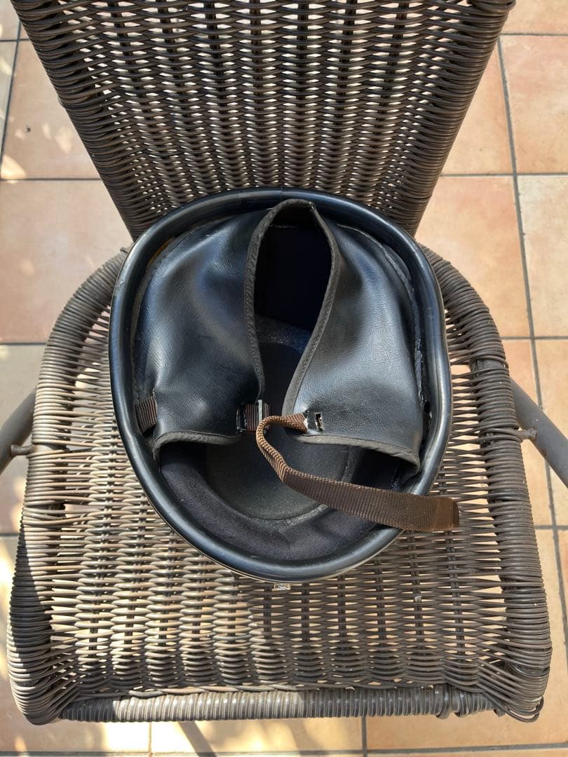 BUCO ブコ プロテクター　リブ付き太ゴム　ビンテージ ハーフヘルメット