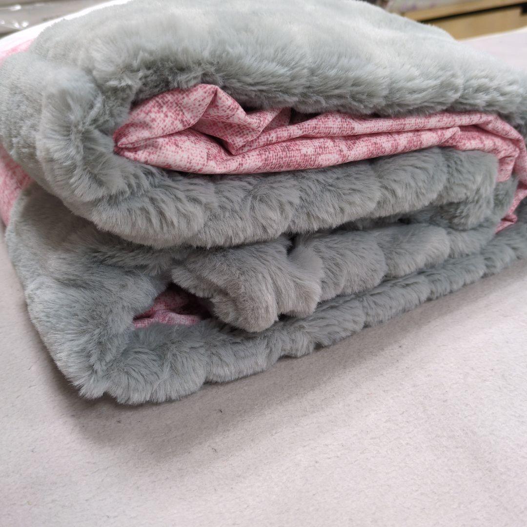 西川あったか掛けふとんカバー2枚組ラビットファー　清水康男様