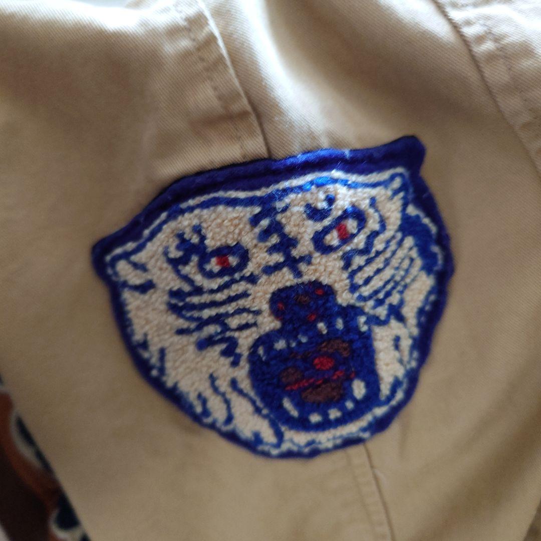 デニムアンドダンガリースタジアムジャケット ブラウン