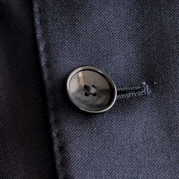 美品 エディフィス カノニコ 段返り3B ビジネススーツ セットアップ ネイビー