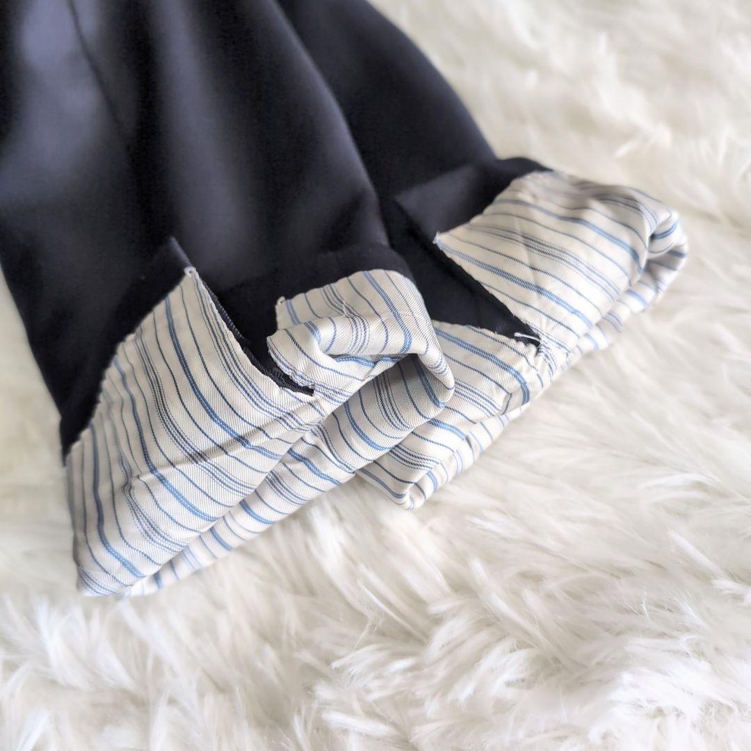 美品 エディフィス カノニコ 段返り3B ビジネススーツ セットアップ ネイビー