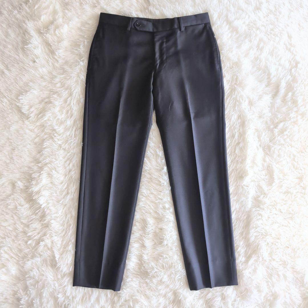 美品 エディフィス カノニコ 段返り3B ビジネススーツ セットアップ ネイビー