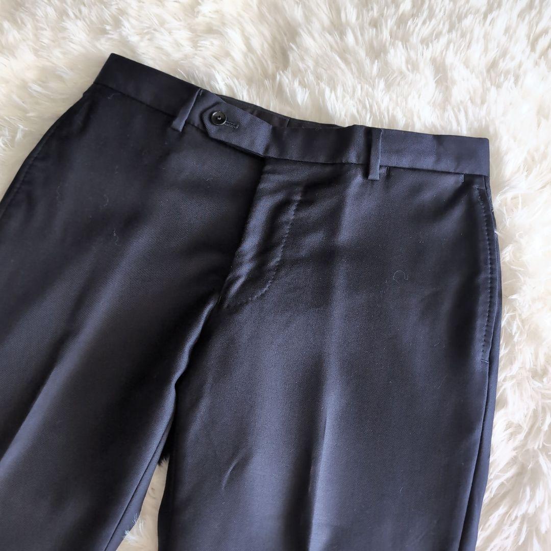 美品 エディフィス カノニコ 段返り3B ビジネススーツ セットアップ ネイビー