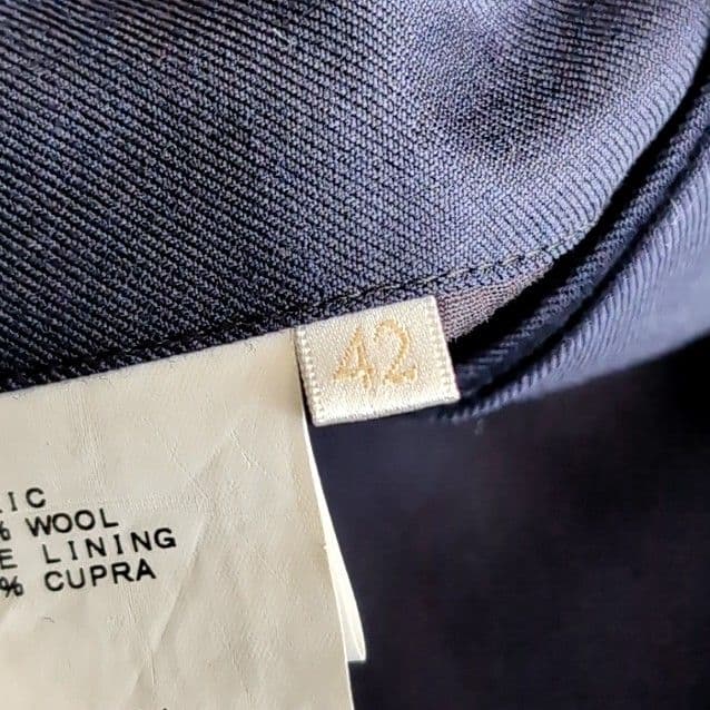 美品 エディフィス カノニコ 段返り3B ビジネススーツ セットアップ ネイビー