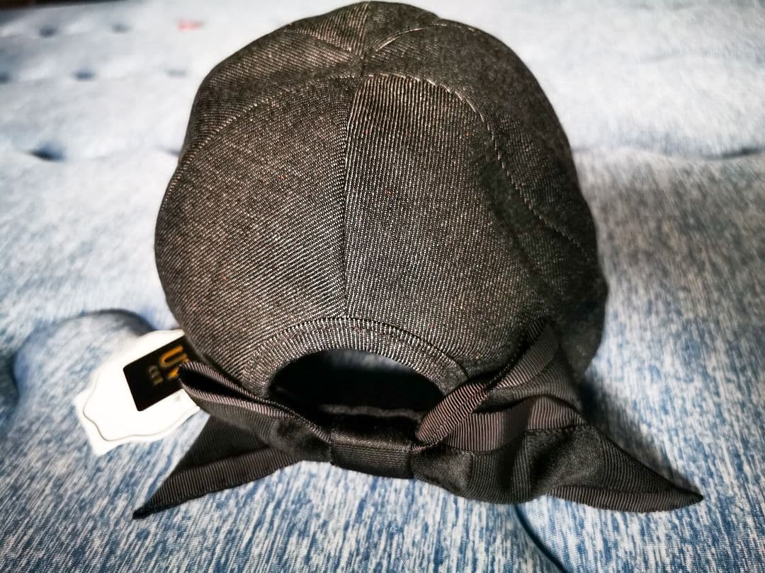 【お取り置き中】新品未使用 アシーナニューヨーク ベッキーキャップ（黒リボン）