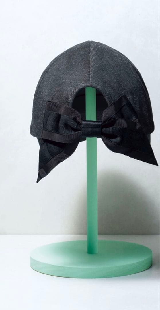 【お取り置き中】新品未使用 アシーナニューヨーク ベッキーキャップ（黒リボン）