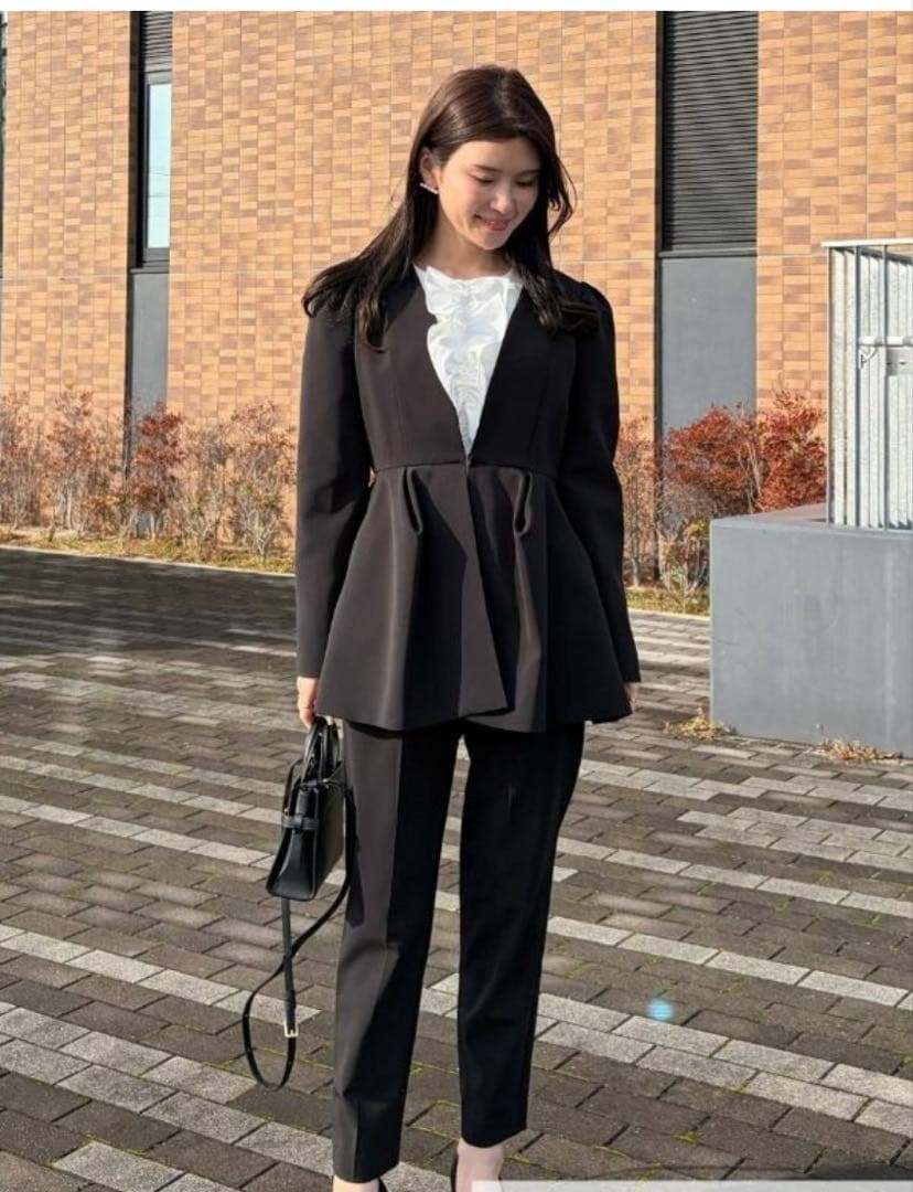 maison de dolce fleur jacket ブラック XS