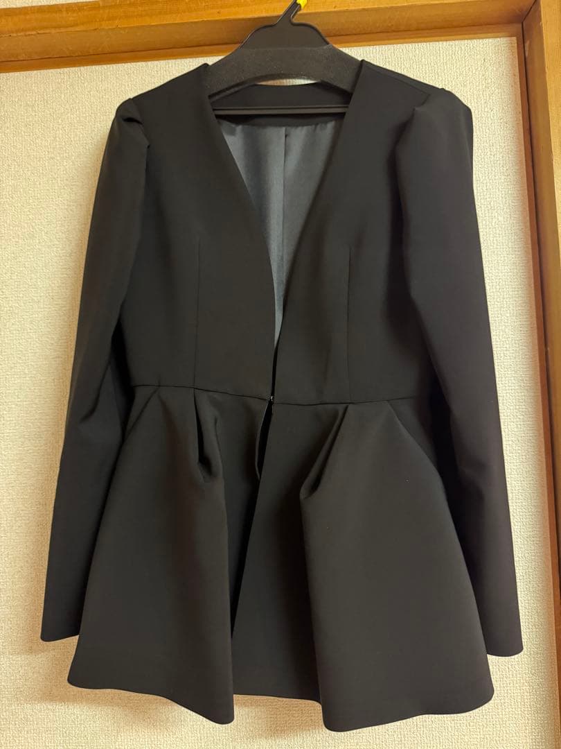 maison de dolce fleur jacket ブラック XS