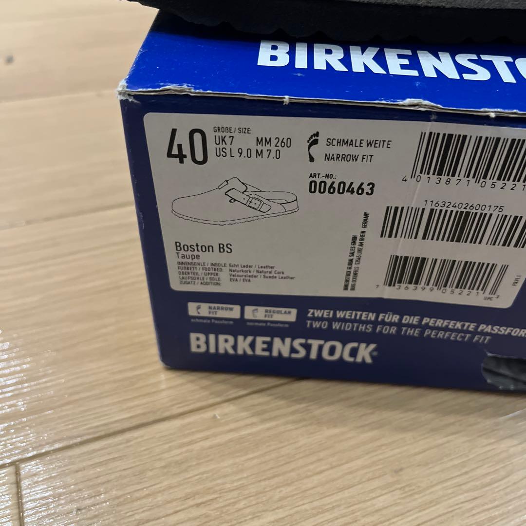 BIRKENSTOCK ボストン　トープ　サンダル 40