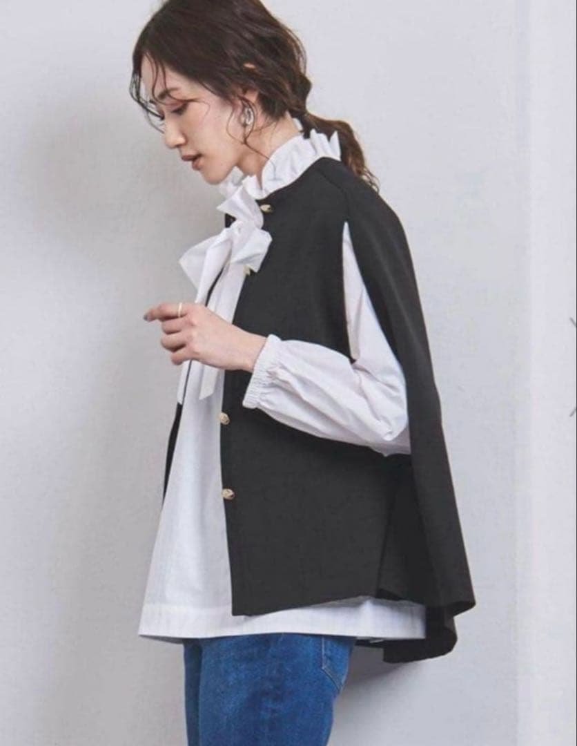 ユナイテッドアローズ　ケープ　ニット　タキマキ着用