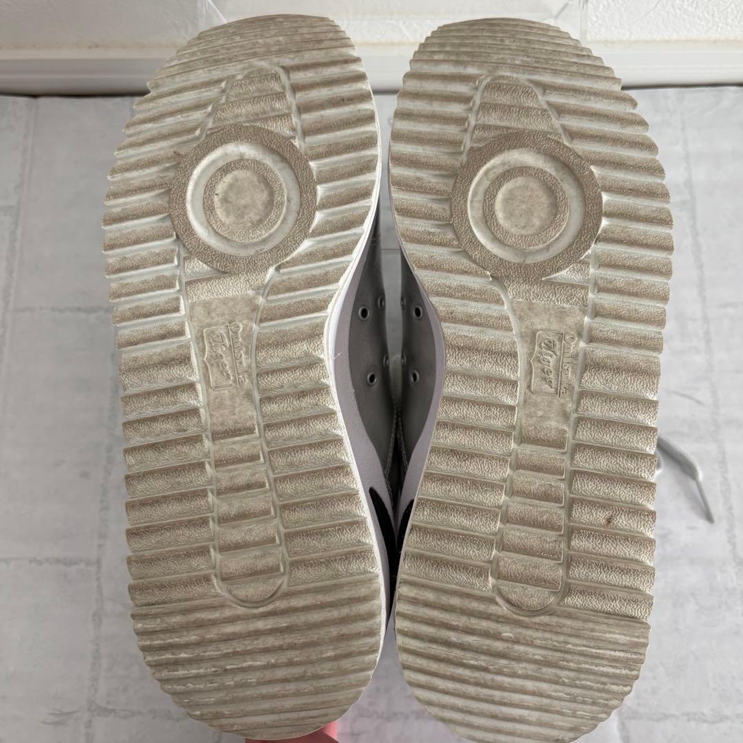 【美品】Onitsuka Tiger シルバー 厚底 スニーカー　22.5㎝