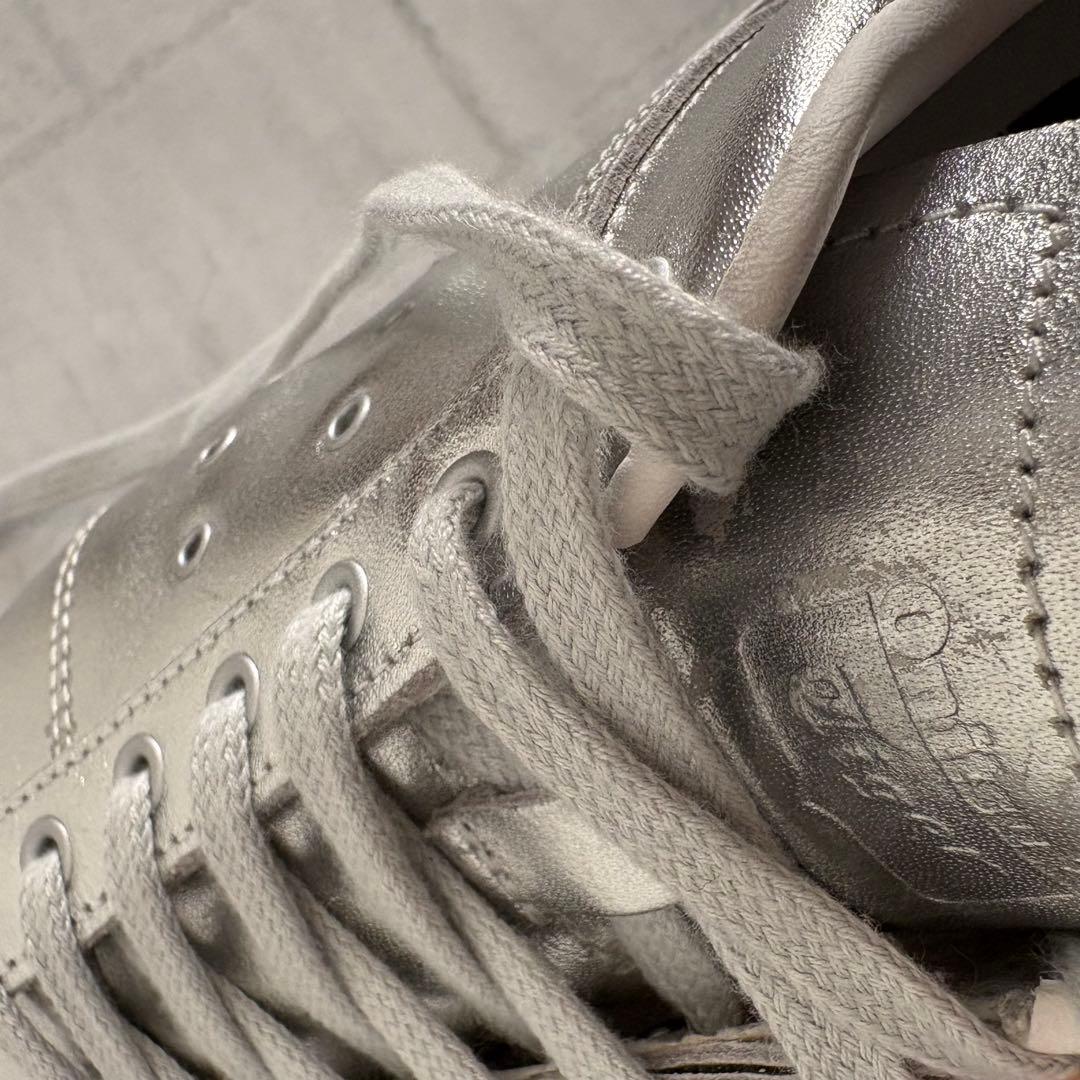 【美品】Onitsuka Tiger シルバー 厚底 スニーカー　22.5㎝