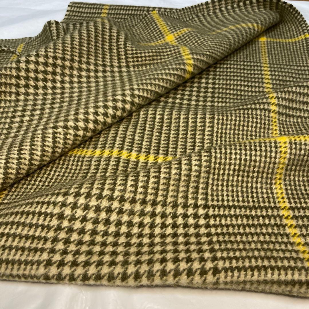 極美品 ジョシュアエリス カシミヤ100％ 中判ストール チェック 国内正規品