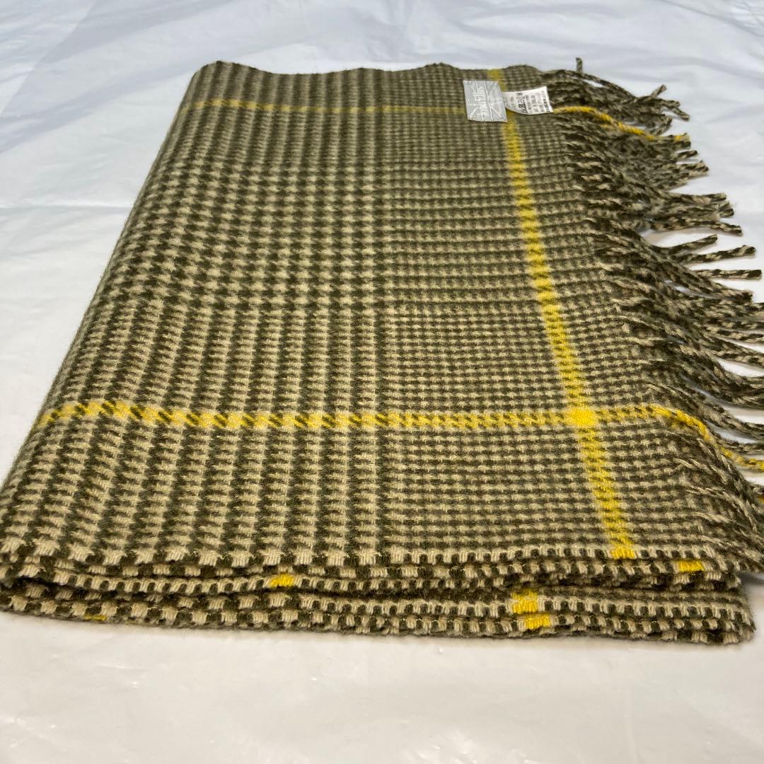 極美品 ジョシュアエリス カシミヤ100％ 中判ストール チェック 国内正規品