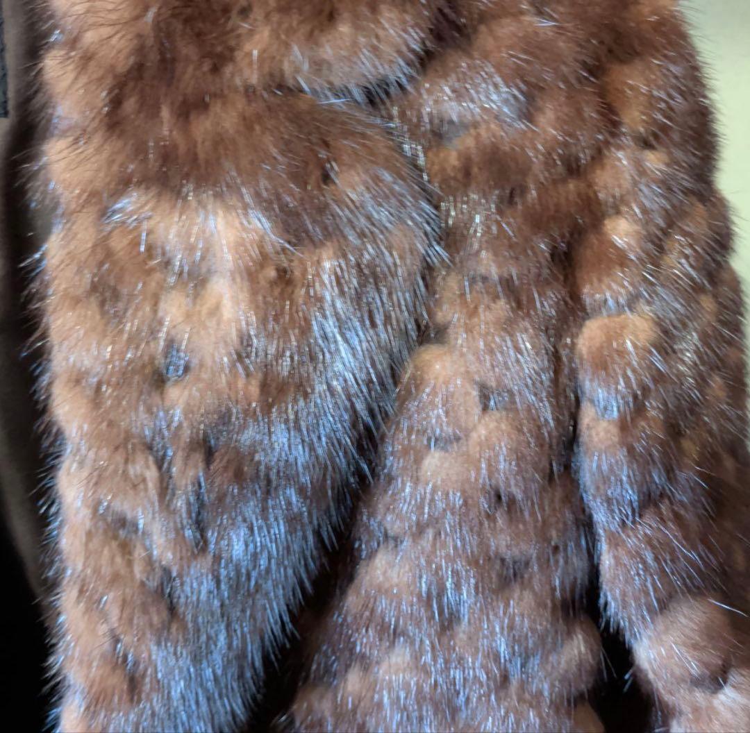 【mmさん専用】エル・ポワフ ブラウンファーコート