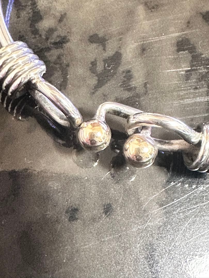 バングル TIFFANY&Co. ティファニー ダブルフック&アイ 14K刻印