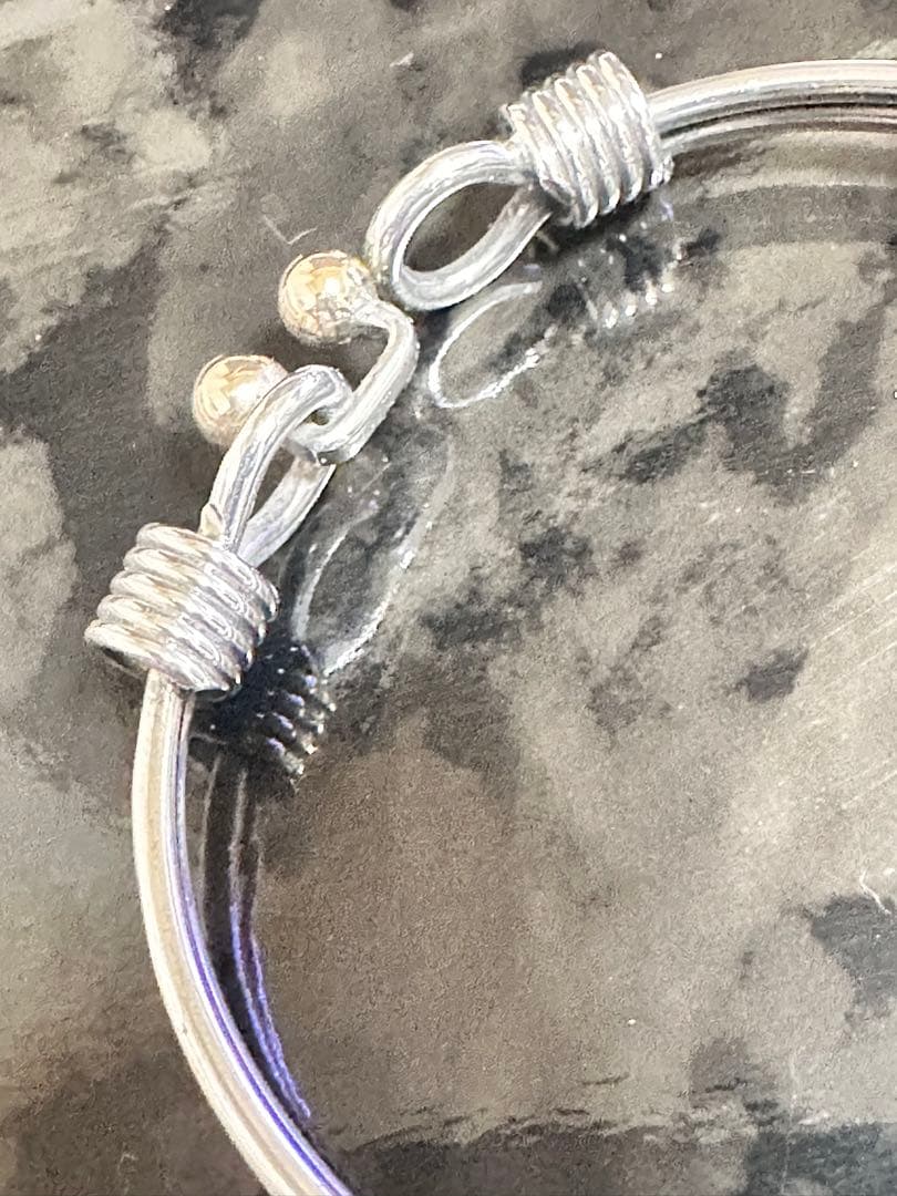 バングル TIFFANY&Co. ティファニー ダブルフック&アイ 14K刻印