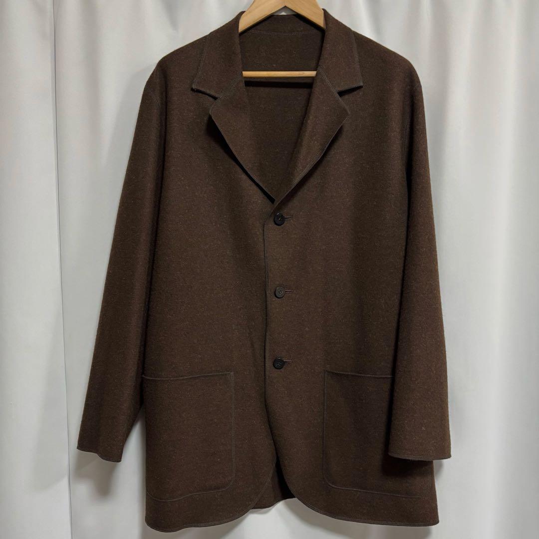 cale カル　ウールフェルト ジャケット　ブラウン