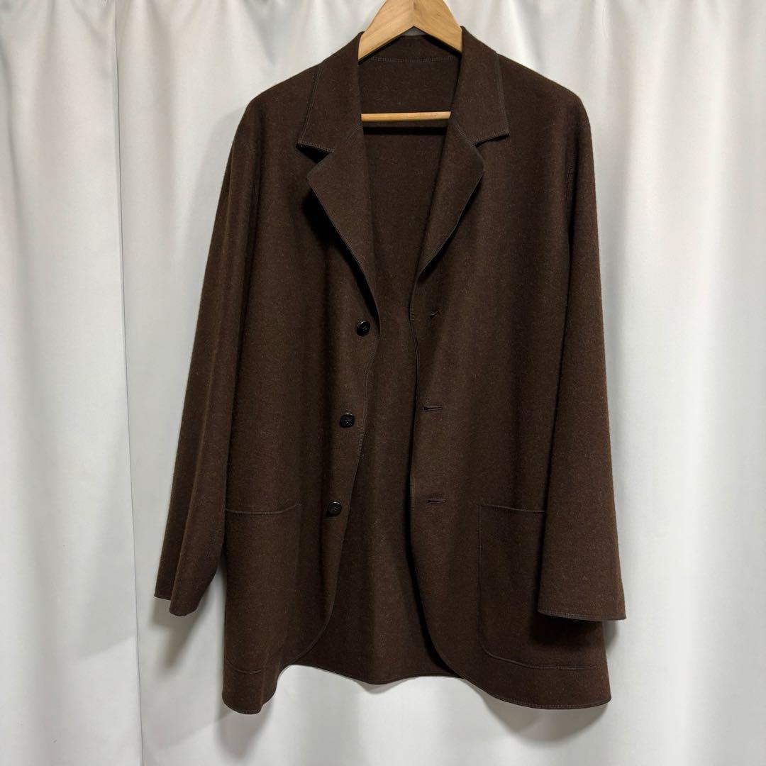 cale カル　ウールフェルト ジャケット　ブラウン