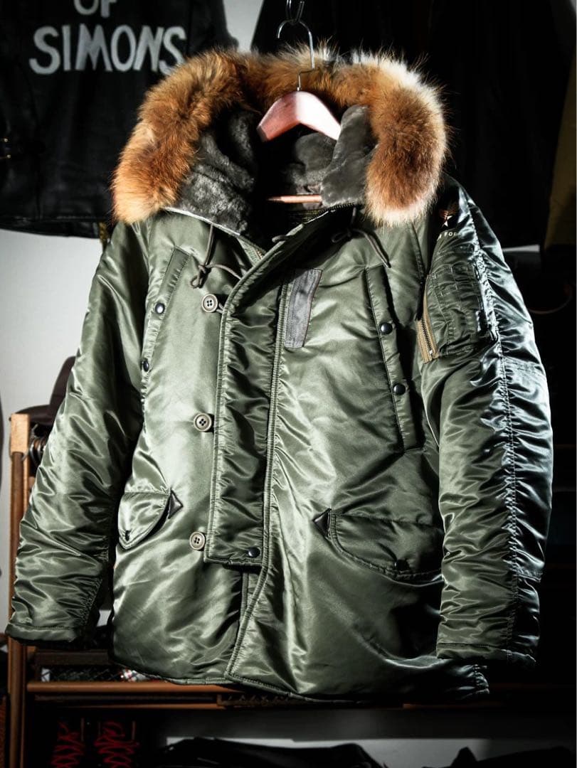 アメリカンワイドシルエットの復刻N-3B 38 M REAL SIMONS