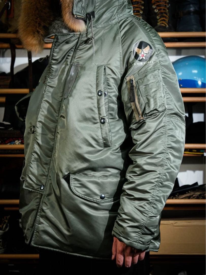 アメリカンワイドシルエットの復刻N-3B 38 M REAL SIMONS