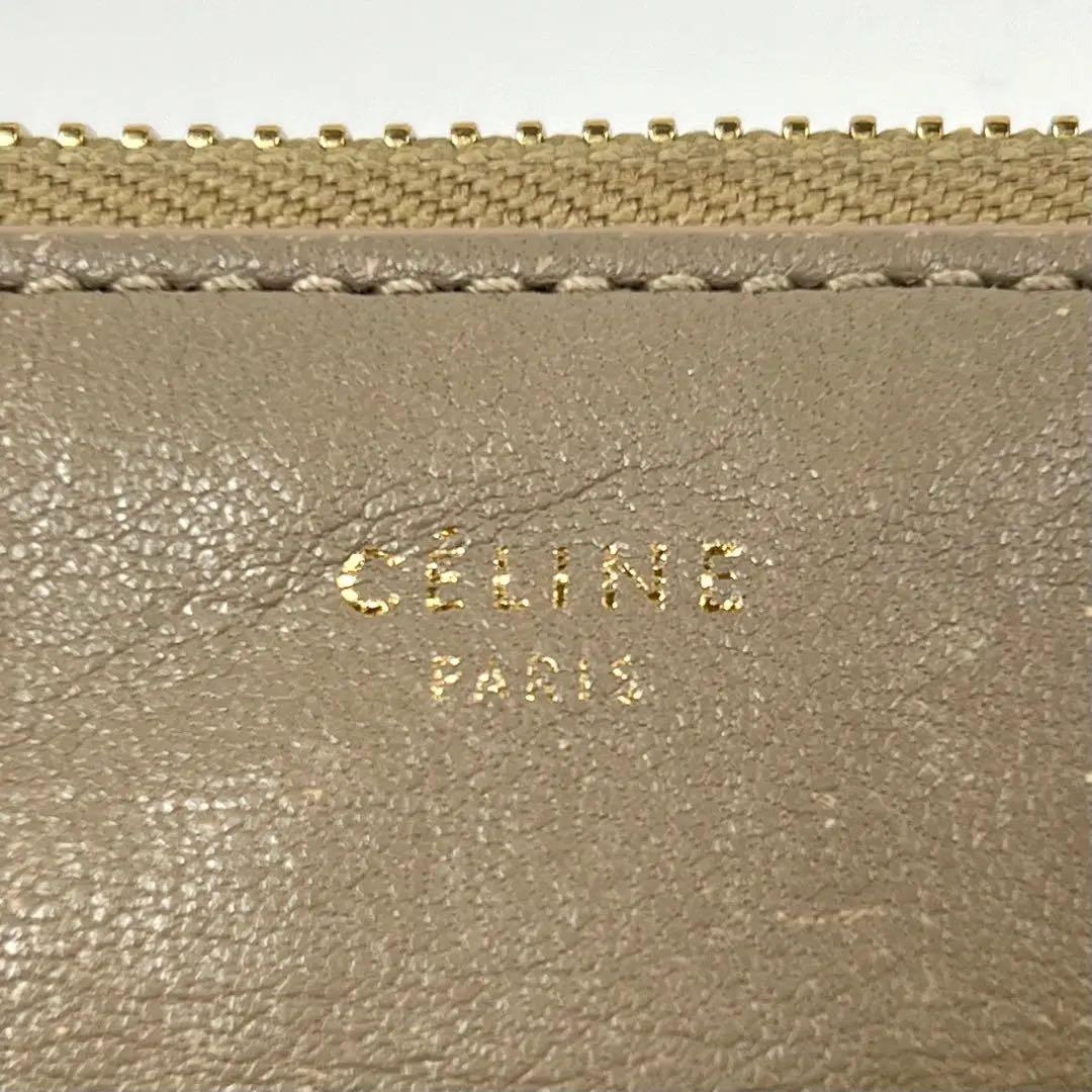 CELINE トリオラージ 3連 本革ショルダーバッグ クラッチバッグ 2way