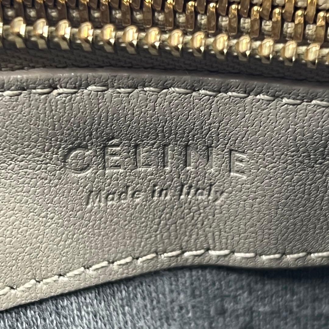 CELINE トリオラージ 3連 本革ショルダーバッグ クラッチバッグ 2way