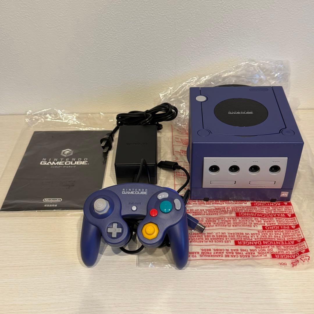 ゲームキューブ 本体 バイオレット 箱付き