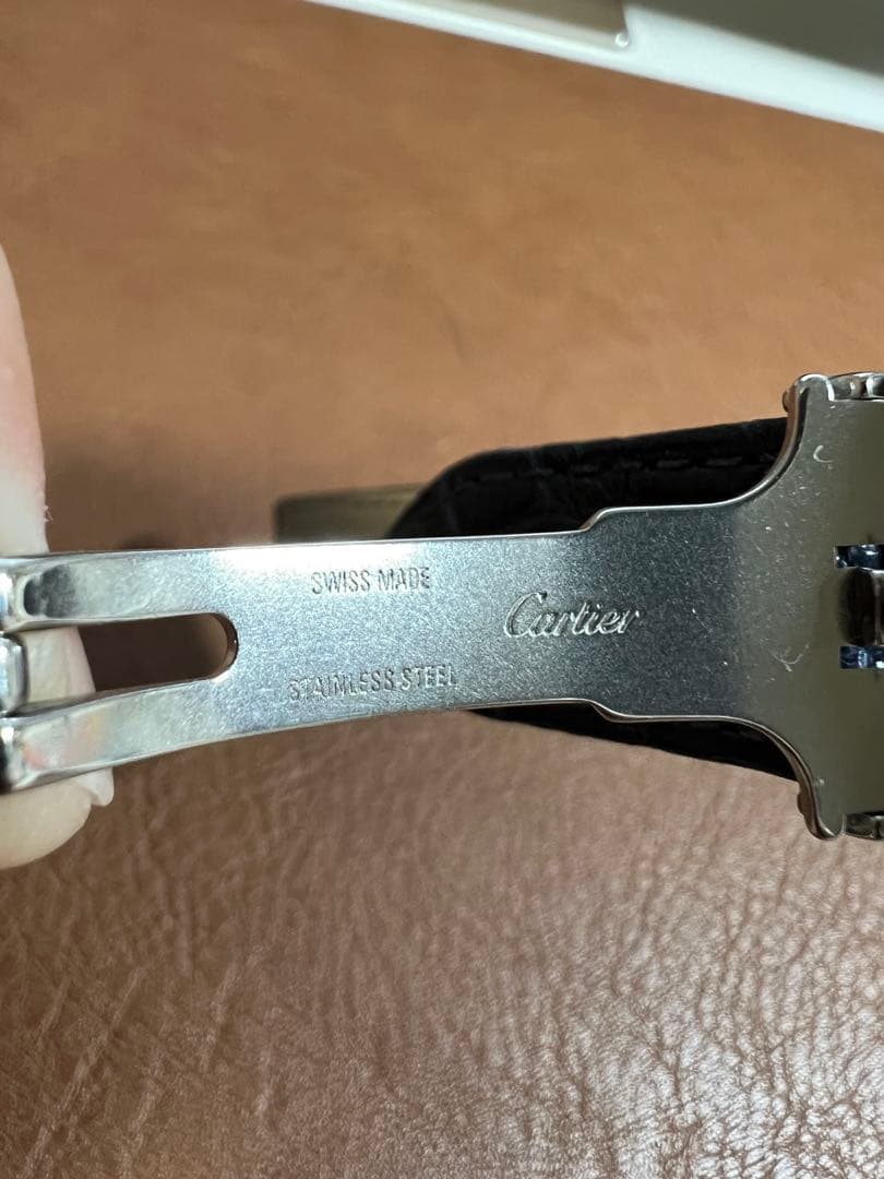 Cartier クロコダイルレザーベルト kd3jjn82 dバックル