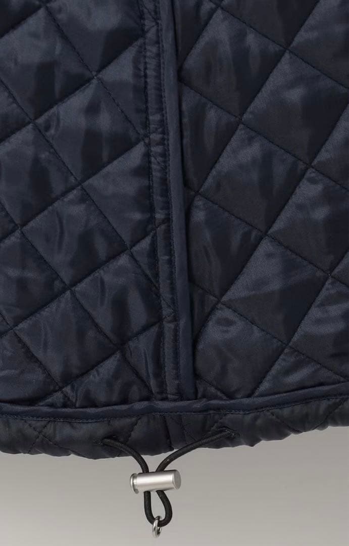 美品⭐︎亀恭子さんコラボ⭐︎オンワード#Newansキルティングロングコート0サイズ