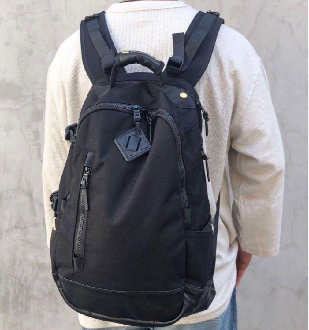 15日まで値下げ　VISVIM CORDURA20Lレザーバックパック 黒