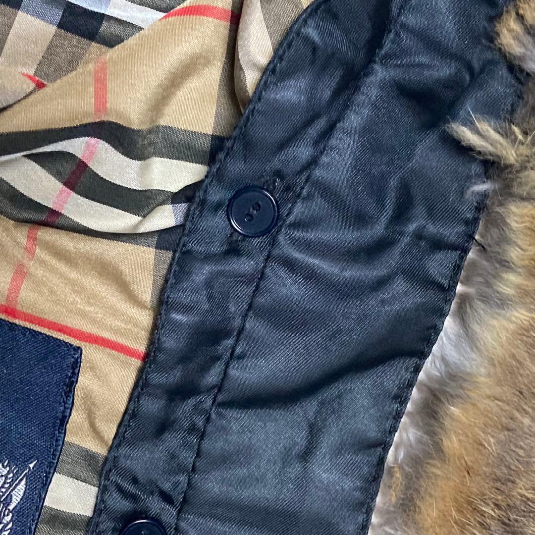 バーバリー　BURBERRY LONDON ファー付きベスト