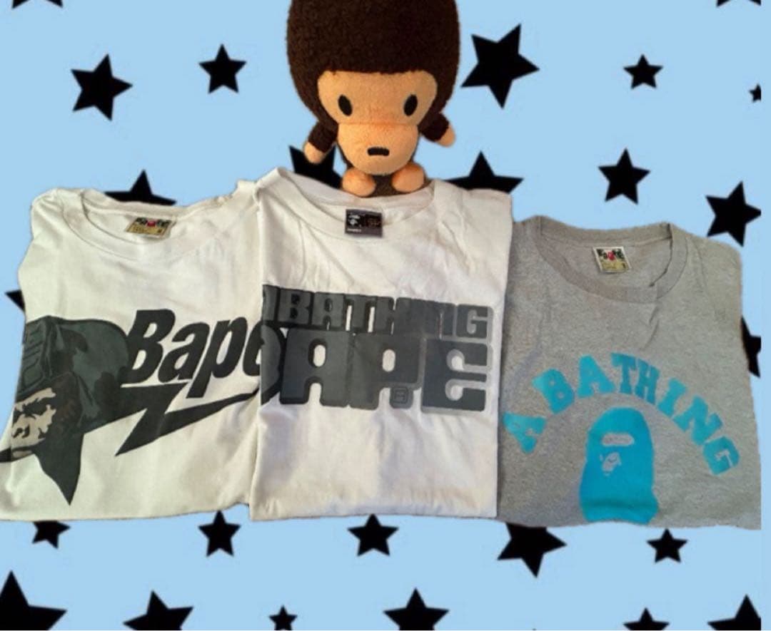 hiro様Bape Tシャツ 3枚セット