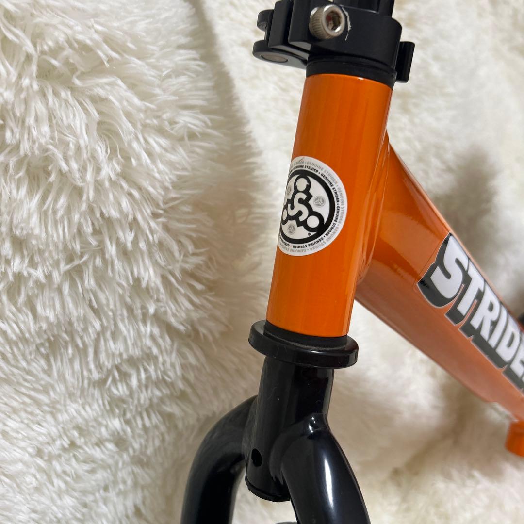 【美品】STRIDER バランスバイク スポーツ オレンジ 12インチ