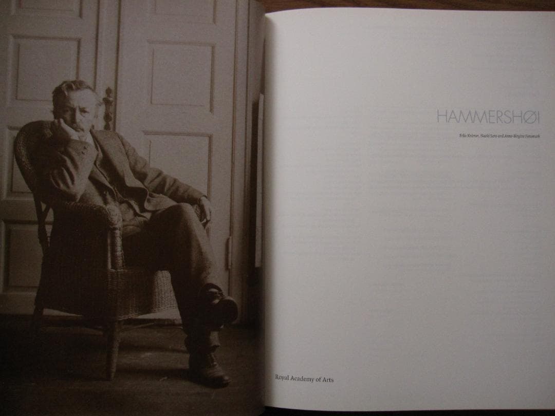 ヴィルヘルム　ハンマースホイ　画集　ハマスホイ