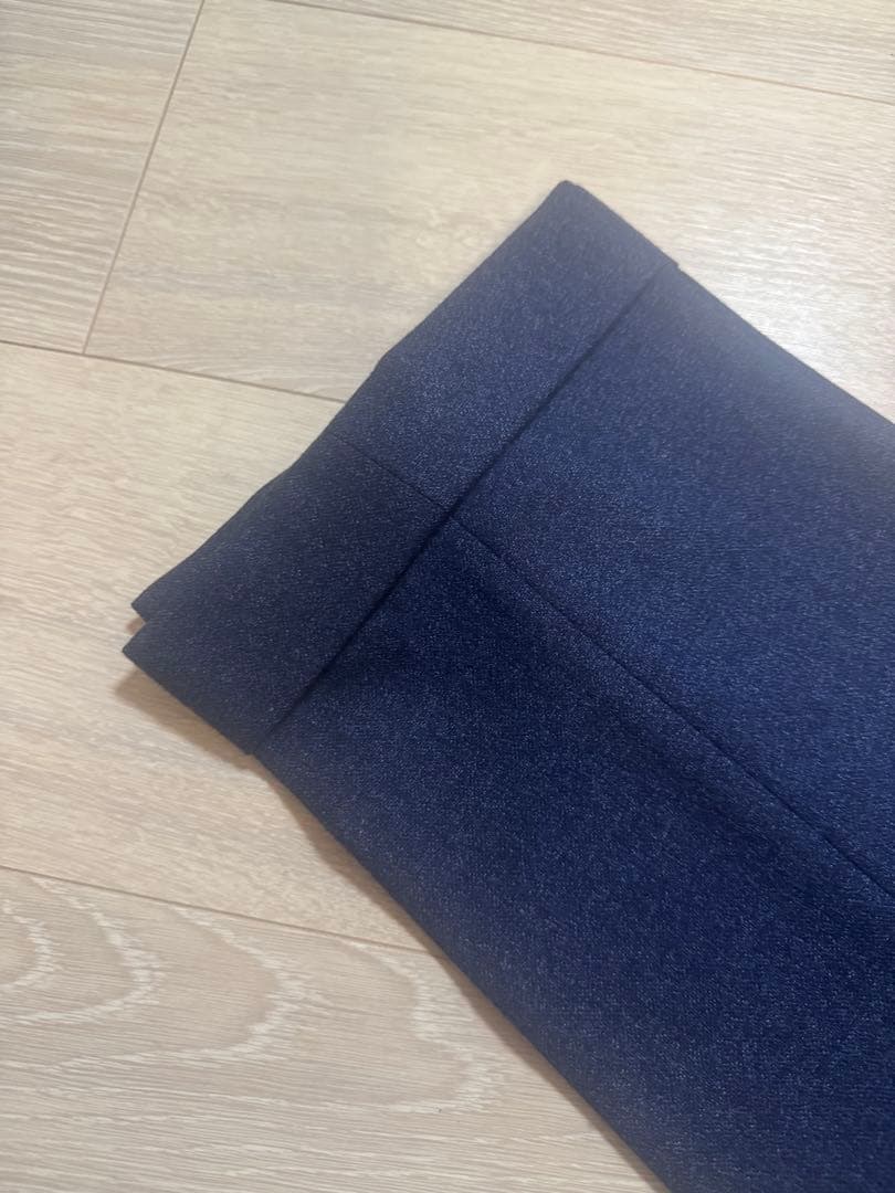 麻布テーラー セットアップスーツ 44A ネイビー ウール100%