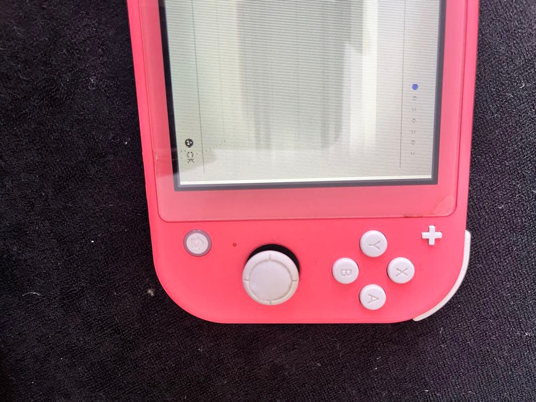 Nintendo Switch Lite ピンク　画面壊れ