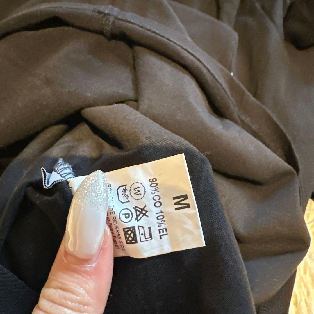 （2枚セット）USUALIS COLLECTION 7 ブラック長袖カットソー