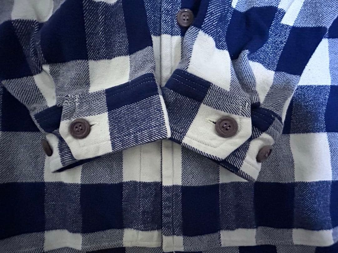 45RPM【80’s希少】紺白チェックなカバーオール