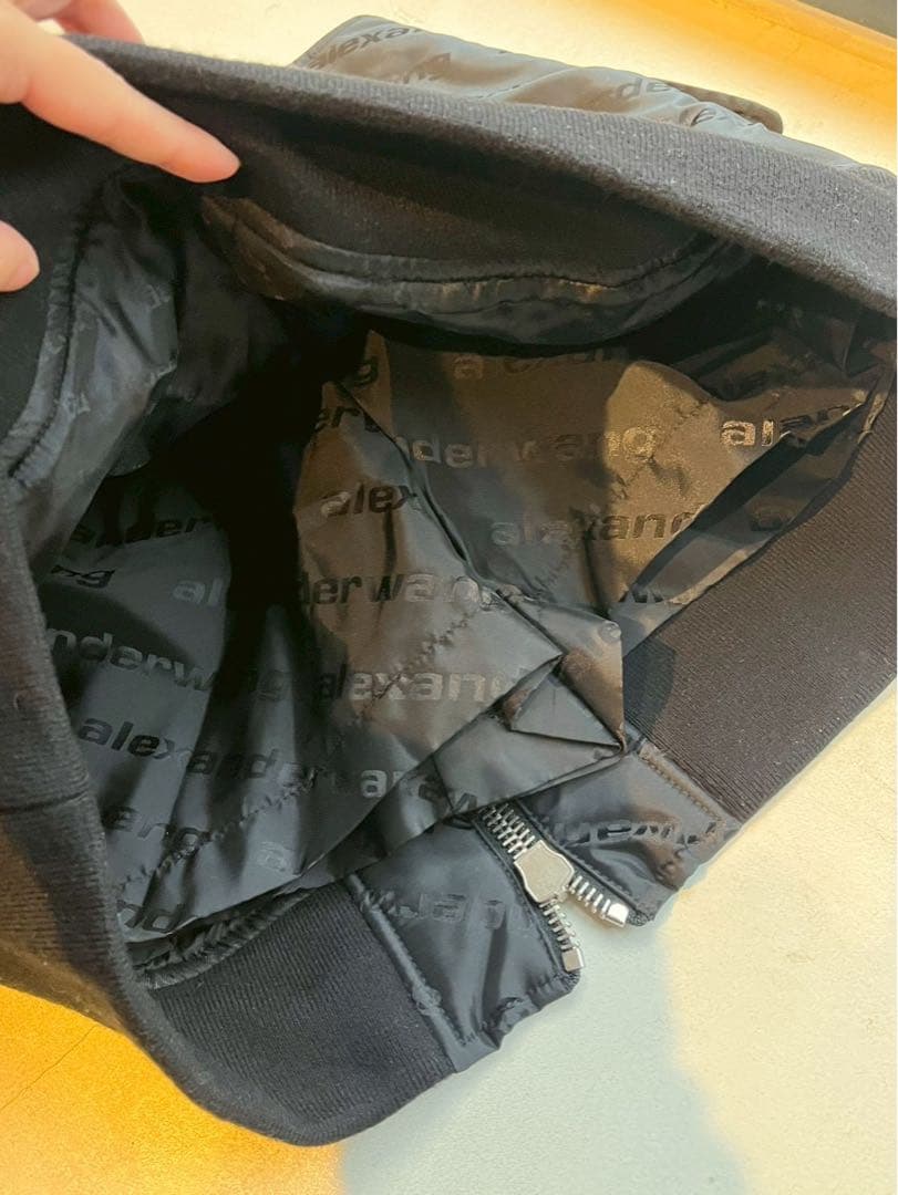 【新品未使用】Alexander Wang ブラック ミニスカート ジッパー付き