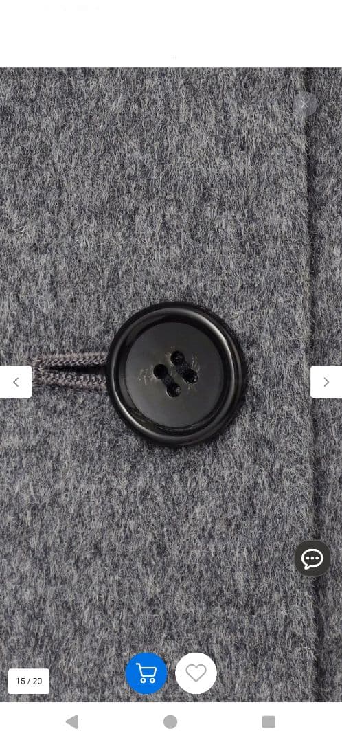 23区　ウールカシミヤビーバーフーデットコート