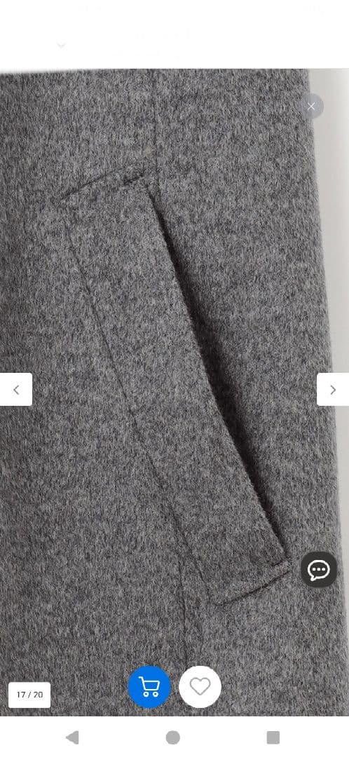 23区　ウールカシミヤビーバーフーデットコート