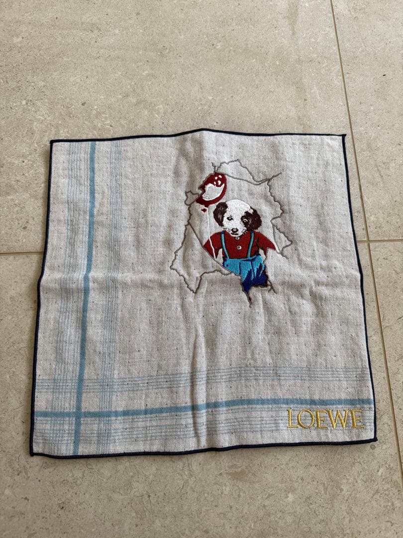 LOEWE CRAFTED WORLD タオルハンカチ3枚セット