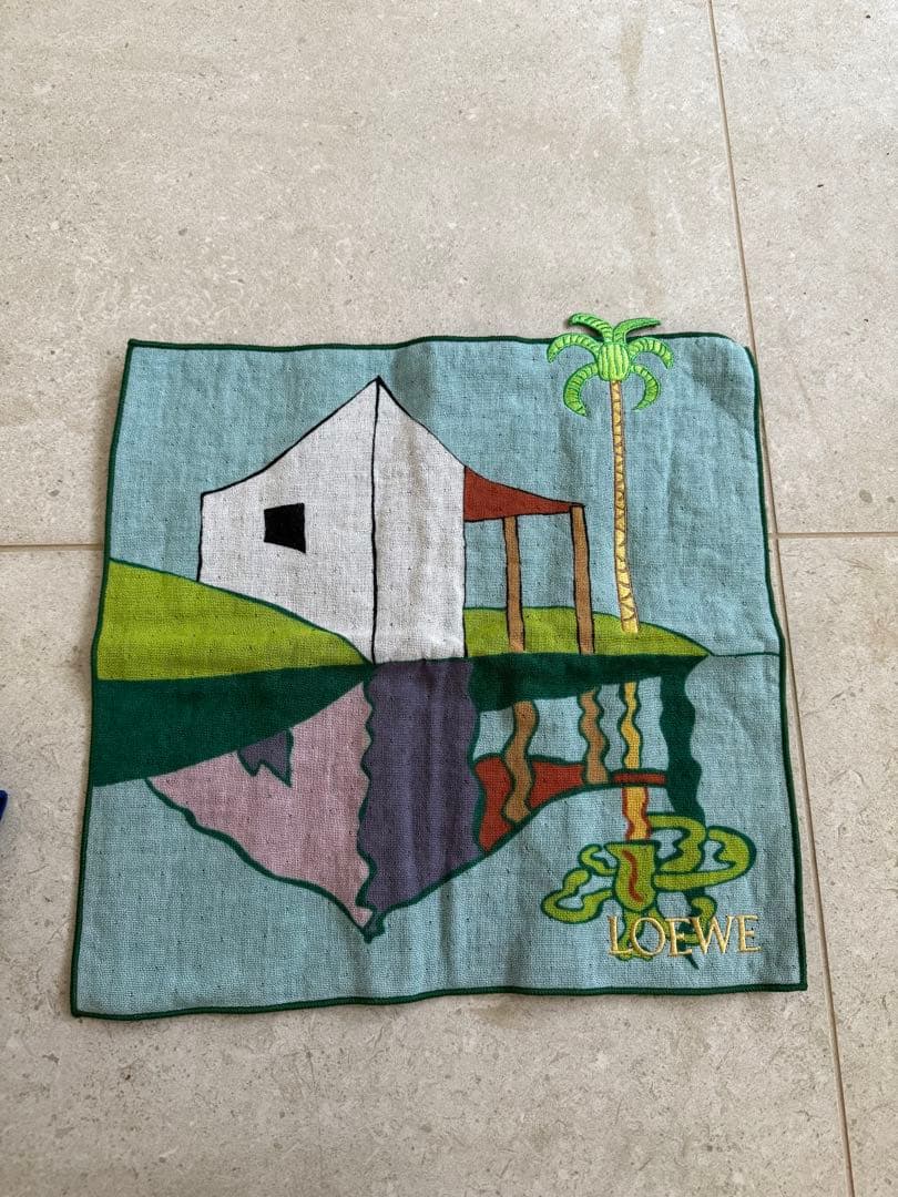 LOEWE CRAFTED WORLD タオルハンカチ3枚セット