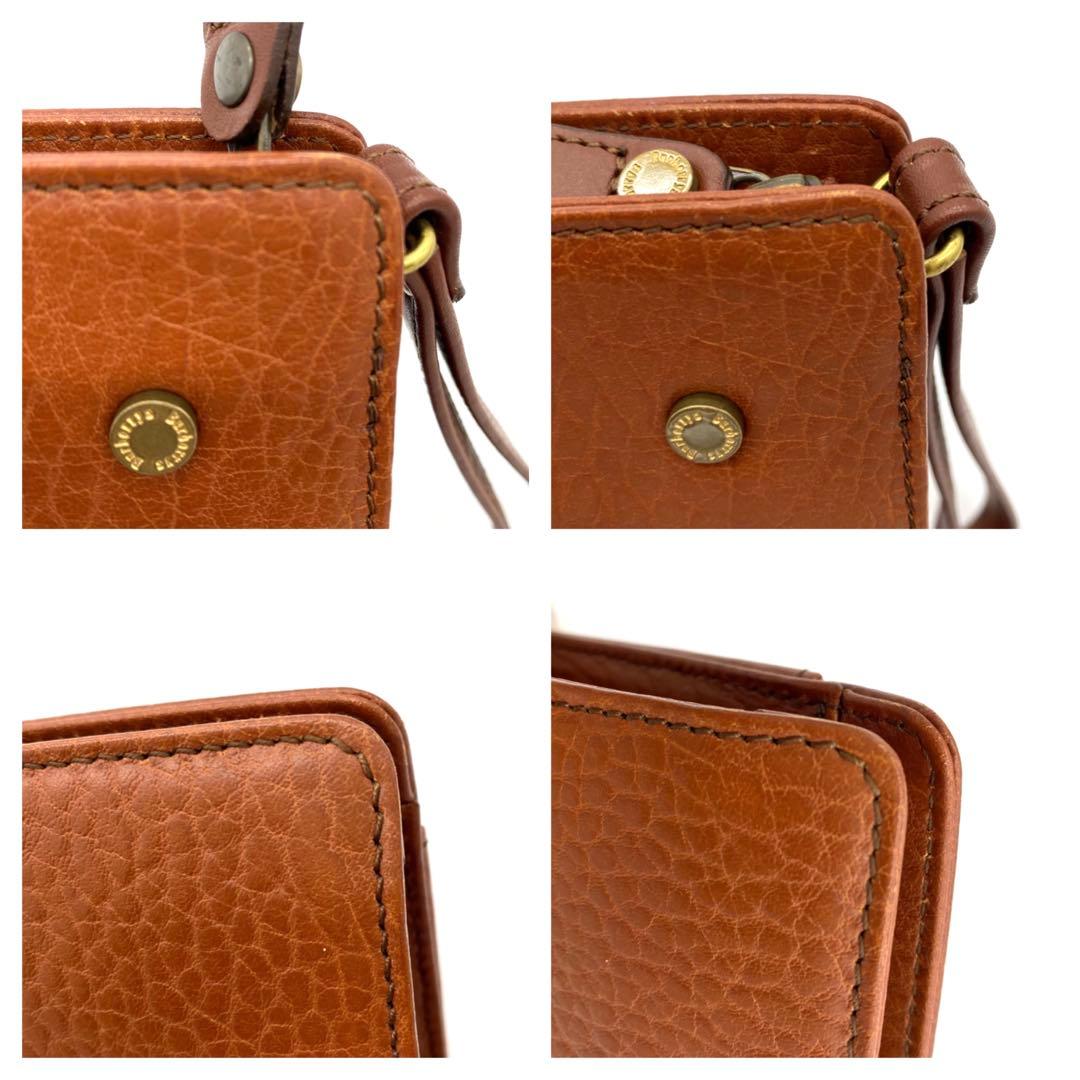 未使用級　Burberryセカンドバッグ　ブラウン　レザー　ノバチェック　箱付き