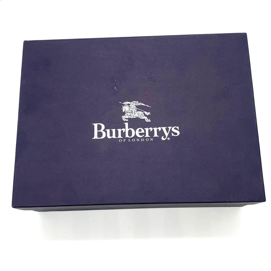 未使用級　Burberryセカンドバッグ　ブラウン　レザー　ノバチェック　箱付き